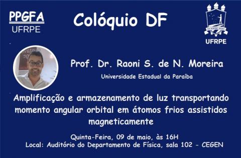 Amplificação e armazenamento de luz transportando momento angular orbital em átomos frios assistidos magneticamente