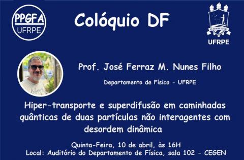 Hiper-Transporte e Superdifusão em caminhadas quânticas de duas partículas não interagentes com desordem dinâmica