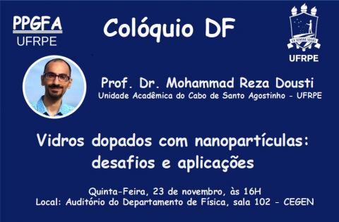 Vidros dopados com Nanopartículas: desafios e aplicações​​